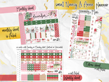 Load image into Gallery viewer, New Release December Merry Berry FOIL -for Laurel Denise Planner stickers -Scout/Portrait, Anne/Vertical, Nancy/Horizontal, Small/Mini