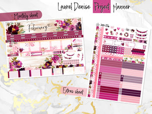 February Forever Love -for Laurel Denise Planner stickers - Portrait, Mini, Vertical, Horizontal & Project