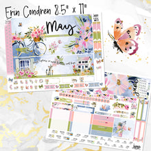 Load image into Gallery viewer, May Tiptoes monthly - Erin Condren Vertical Horizontal 7"x9", Happy Planner Classic, Mini &amp; Big