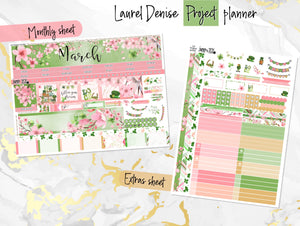 March Spring Dreaming -for Laurel Denise Planner stickers - Portrait, Mini, Vertical, Horizontal & Project