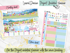May Wild Flowers -for Laurel Denise Planner stickers - Portrait, Mini, Vertical, Horizontal & Project