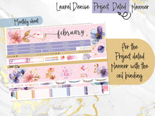 Load image into Gallery viewer, February Floral Romance -for Laurel Denise Planner stickers - Portrait, Mini, Vertical, Horizontal &amp; Project