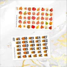 Load image into Gallery viewer, Days of the Month / Countdown planner calendar stickers       (S-100+)