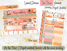 Load image into Gallery viewer, November Thanksgiving Bliss -for Laurel Denise Planners -Scout/Portrait, Anne/Vertical, Nancy/Horizontal, Rose/Project &amp; Mini