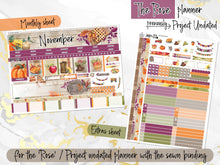 Load image into Gallery viewer, November Spice for Laurel Denise Planner stickers - Scout/Portrait, Anne/Vertical, Nancy/Horizontal, Rose/Project &amp; Mini