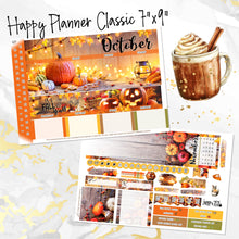 Load image into Gallery viewer, October Rustic monthly - Erin Condren Vertical Horizontal 7&quot;x9&quot;, Happy Planner Classic, Mini &amp; Big