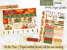Load image into Gallery viewer, New Release December Poinsettia Glow -for Laurel Denise Planner stickers -Scout/Portrait, Anne/Vertical, Nancy/Horizontal, Rose/Project, Luna &amp; Mini