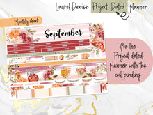 Load image into Gallery viewer, September Harvest Blush -for Laurel Denise Planner stickers - Portrait, Mini, Vertical, Horizontal &amp; Project 4-Column)