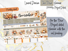 Load image into Gallery viewer, New Release November Thankful Hearts -for Laurel Denise Planner stickers -Scout/Portrait, Anne/Vertical, Nancy/Horizontal, Rose/Project &amp; Mini