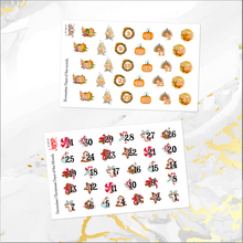Load image into Gallery viewer, Days of the Month / Countdown planner calendar stickers       (S-100+)
