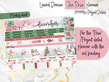 Load image into Gallery viewer, New Release December Merry Berry -for Laurel Denise Planner stickers -Scout/Portrait, Anne/Vertical, Nancy/Horizontal, Rose/Project, Luna &amp; Mini