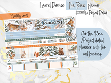 Load image into Gallery viewer, New Release January Snowy Hollow -for Laurel Denise Planner stickers -Scout/Portrait, Anne/Vertical, Nancy/Horizontal, Rose/Project, Luna &amp; Mini
