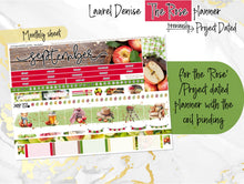 Load image into Gallery viewer, New Release September Apples -for Laurel Denise Planner stickers -Scout/Portrait, Anne/Vertical, Nancy/Horizontal, Rose/Project &amp; Mini