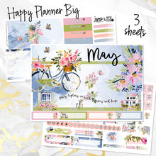 Load image into Gallery viewer, May Tiptoes monthly - Erin Condren Vertical Horizontal 7"x9", Happy Planner Classic, Mini &amp; Big