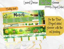 Load image into Gallery viewer, New Release March Lucky Charm -for Laurel Denise Planner stickers -Scout/Portrait, Anne/Vertical, Nancy/Horizontal, Rose/Project &amp; Mini