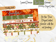 Load image into Gallery viewer, New Release December Poinsettia Glow -for Laurel Denise Planner stickers -Scout/Portrait, Anne/Vertical, Nancy/Horizontal, Rose/Project, Luna &amp; Mini