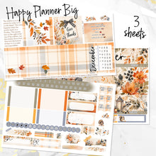 Load image into Gallery viewer, New Release November Thankful Hearts monthly - Erin Condren Vertical Horizontal 7"x9", Happy Planner Classic, Mini &amp; Big