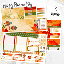 Load image into Gallery viewer, New Release December Poinsettia Glow '26 monthly - Erin Condren Vertical Horizontal 7"x9", Happy Planner Classic, Mini &amp; Big
