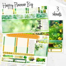 Load image into Gallery viewer, New Release March Lucky Charm monthly - Erin Condren Vertical Horizontal 7"x9", Happy Planner Classic, Mini &amp; Big