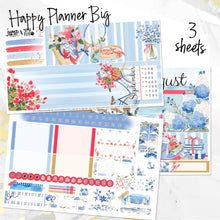 Load image into Gallery viewer, New Release August Hamptons monthly - Erin Condren Vertical Horizontal 7"x9", Happy Planner Classic, Mini &amp; Big