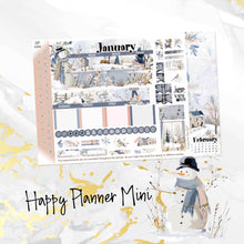 Load image into Gallery viewer, January Winter Haze monthly - Erin Condren Vertical Horizontal 7&quot;x9&quot;, Happy Planner Classic, Mini &amp; Big