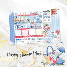Load image into Gallery viewer, New Release August Hamptons monthly - Erin Condren Vertical Horizontal 7"x9", Happy Planner Classic, Mini &amp; Big