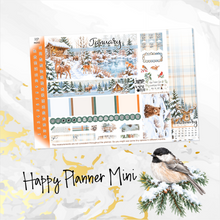 Load image into Gallery viewer, New Release January Snowy Hollow '27 monthly - Erin Condren Vertical Horizontal 7"x9", Happy Planner Classic, Mini &amp; Big (Copy)