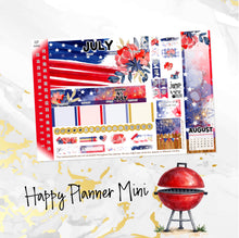 Load image into Gallery viewer, July Freedom monthly - Erin Condren Vertical Horizontal 7"x9", Happy Planner Classic, Mini &amp; Big