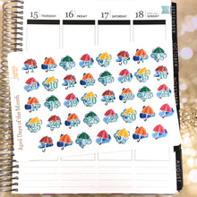 Load image into Gallery viewer, Days of the Month / Countdown planner calendar stickers       (S-100+)