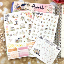 Load image into Gallery viewer, April Country Spring Deco sheet - planner stickers          (S-109-70)