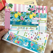 Load image into Gallery viewer, June Citrus Summer monthly - Hobonichi Cousin A5 personal planner