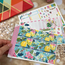 Load image into Gallery viewer, June Citrus Summer FOILED monthly - Erin Condren Vertical Horizontal 7"x9"