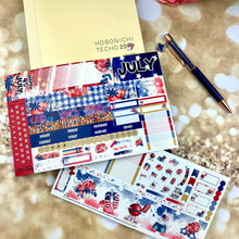 Load image into Gallery viewer, July Freedom monthly - Hobonichi Cousin A5 personal planner