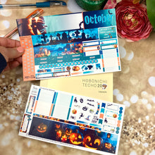 Load image into Gallery viewer, October Haunting Halloween monthly - Hobonichi Cousin A5 personal planner