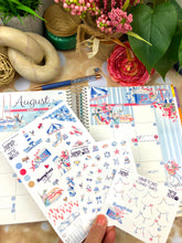Load image into Gallery viewer, New Release August Hamptons JOURNAL sheet - planner stickers          (S-132-48)