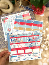 Load image into Gallery viewer, New Release August Hamptons -for Laurel Denise Planner stickers -Scout/Portrait, Anne/Vertical, Nancy/Horizontal, Rose/Project &amp; Mini