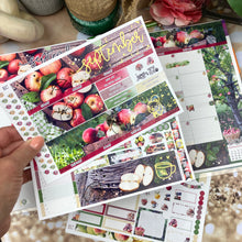 Load image into Gallery viewer, New Release September Apples FOILED monthly - Erin Condren Vertical Horizontal 7"x9"