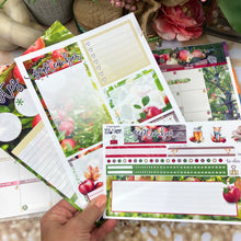 Load image into Gallery viewer, New Release September Apples Notes monthly sticker -25/26 Erin Condren Vertical Horizontal 7"x9", Happy Planner Classic, Mini &amp; Big