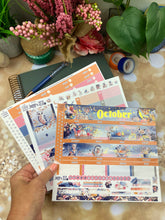Load image into Gallery viewer, New Release October Mist FOIL -for Laurel Denise Planner stickers -Scout/Portrait, Anne/Vertical, Nancy/Horizontal, Small/Mini