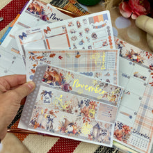 Load image into Gallery viewer, New Release November Thankful Hearts FOILED monthly - Erin Condren Vertical Horizontal 7"x9"