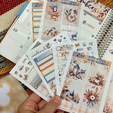 Load image into Gallery viewer, New Release November Thankful Hearts - POCKET Mini Weekly Kit Planner stickers