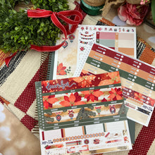 Load image into Gallery viewer, New Release December Poinsettia Glow -for Laurel Denise Planner stickers -Scout/Portrait, Anne/Vertical, Nancy/Horizontal, Rose/Project, Luna &amp; Mini