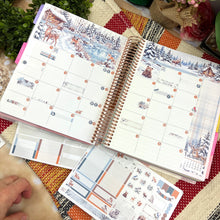Load image into Gallery viewer, New Release January Snowy Hollow '27 monthly - Erin Condren Vertical Horizontal 7"x9", Happy Planner Classic, Mini &amp; Big (Copy)