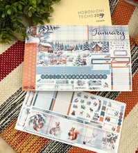 Load image into Gallery viewer, New Release January Snowy Hollow monthly - Hobonichi Cousin A5 personal planner