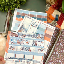 Load image into Gallery viewer, New Release January Snowy Hollow -for Laurel Denise Planner stickers -Scout/Portrait, Anne/Vertical, Nancy/Horizontal, Rose/Project, Luna &amp; Mini