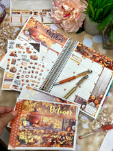 Load image into Gallery viewer, October Rustic  FOILED monthly - Erin Condren Vertical Horizontal 7&quot;x9&quot;