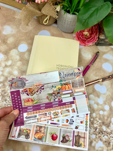 November Spice monthly - Hobonichi Cousin A5 personal planner