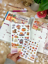 Load image into Gallery viewer, November Spice JOURNAL sheet - planner stickers          (S-132-38)