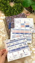Load image into Gallery viewer, January Winter Haze -for Laurel Denise Planner stickers -Scout/Portrait, Anne/Vertical, Nancy/Horizontal, Rose/Project &amp; Mini