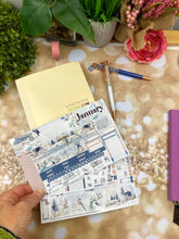 Load image into Gallery viewer, January Winter Haze monthly - Hobonichi Cousin A5 personal planner